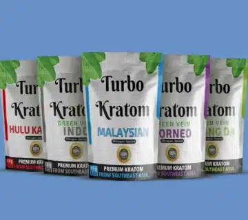 Turbo kartom pouch packaging