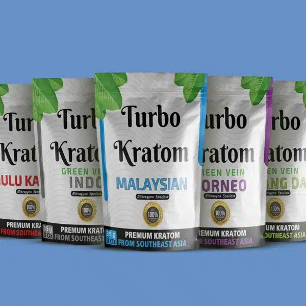 Turbo kartom pouch packaging